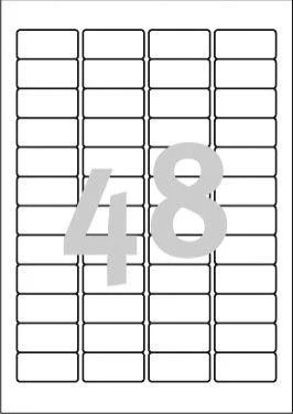 Plomby Avery Zweckform A4 45,7 x 21,2 mm