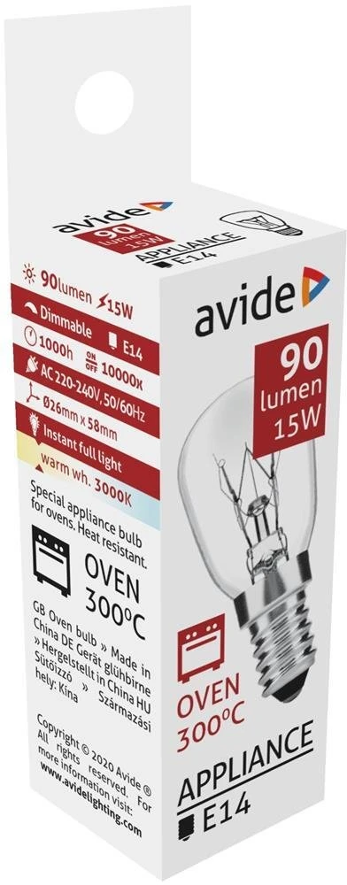 Avide Avide ARAH14WW-15W lampa halogenowa Ciepłe balta E14 G