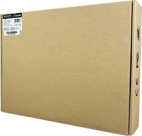 Šakotuvas Valdomas L2 komutatorius (jungiklis) 8 RJ45 PoE+ 1Gb/s prievadai + 2 SFP Uplink 1Gb/s prievadai + 1 RJ45 konsolės prievadas (galios sąnaudos 150W) AVIZIO