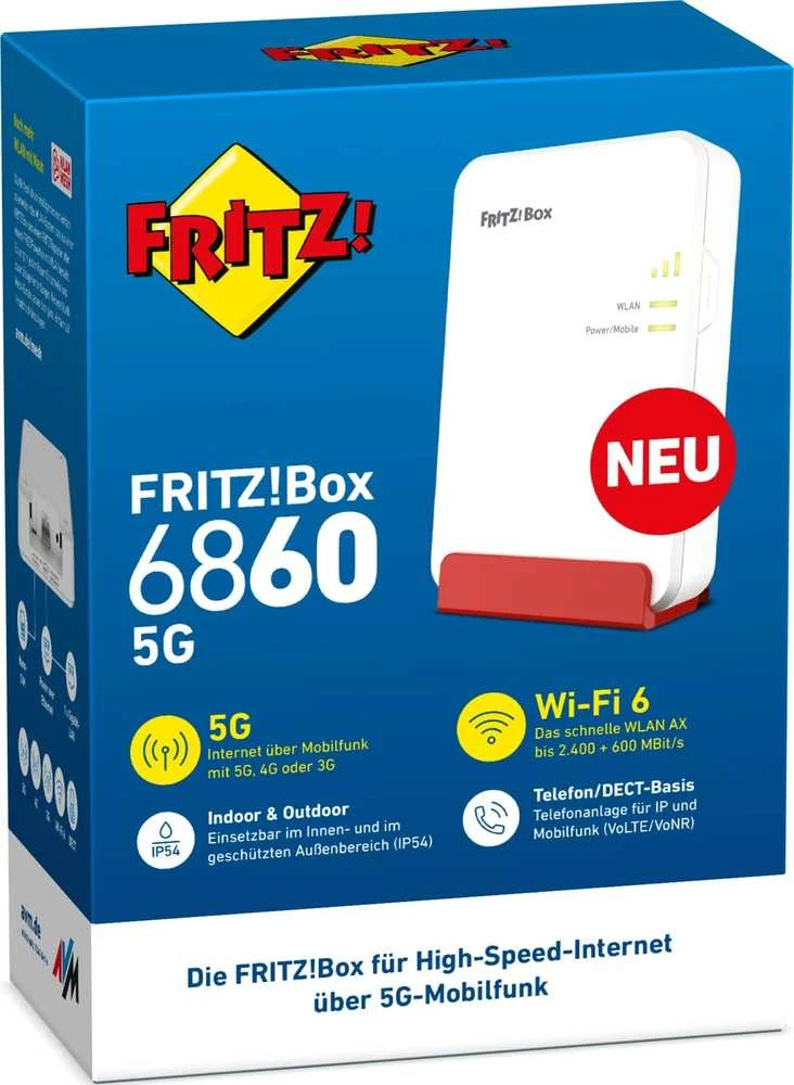 AVM Fritz!Box 6860 5G Maršrutizatorius