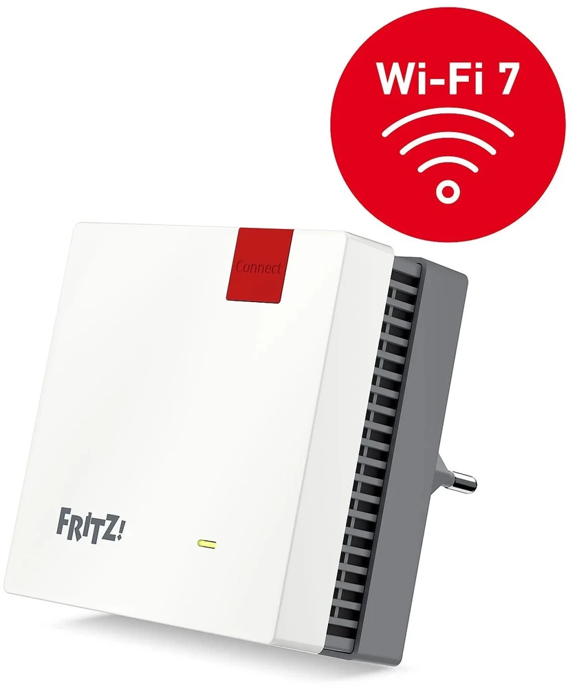 Maršrutizatorius FRITZ! Set 1700 2er-Pack, Repeater - baltas/pilka, Wi-Fi 7 with bis zu 3,6 GBit/s