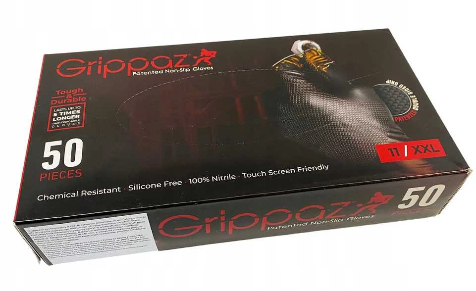 Grippaz Vienkartinės nitrilinės pirštinės 2XL 50 vnt