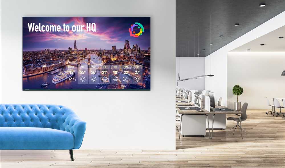Monitorius Avocor AVK-7510 - 190 cm (75'') Diagonalklasse K Series LCD-Ekranas mit LED-Hintergrundbeleuchtung - QLED - Digital Signage - Android - 4K UHD (2160p) 3840 x 2160 - HDR - direkt beleuchtete LED