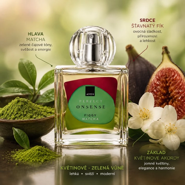 Avon Perfect Nonsense Figgy Matcha kvapusis vanduo purškiklis 50 ml