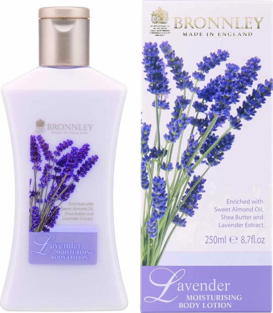 Bronnley Lavander Moisturizing Losjonas kūnui, 250 ml
