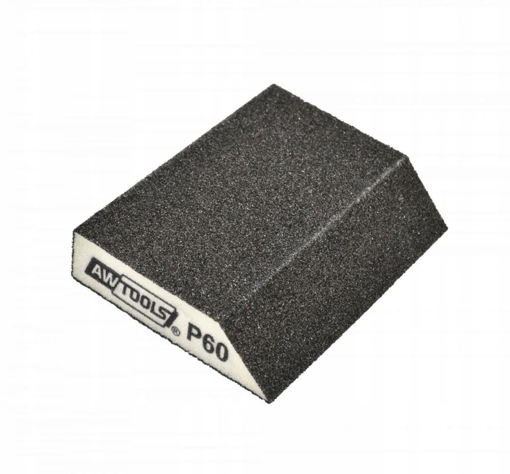 AW-Tools AWTOOLS ŠLIFAVIMO KALADĖLĖ ĮSTRIŽA 89x125x25mm P 60