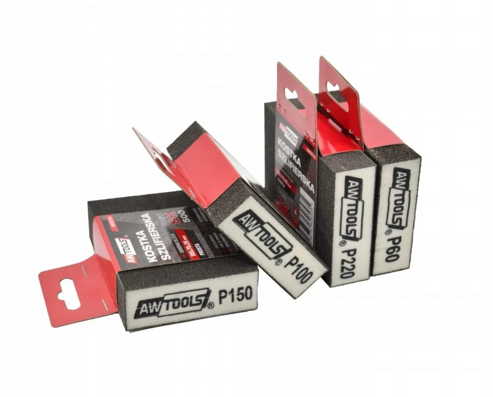 AW-Tools AWTOOLS ŠLIFAVIMO KALADĖLĖ 100x70x25mm P120