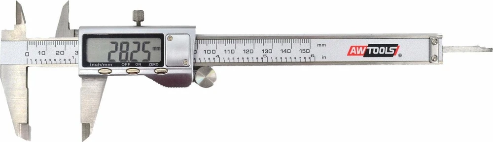 AW-Tools Slankmatis elektroninis AWTOOL 150mm 0.01mm