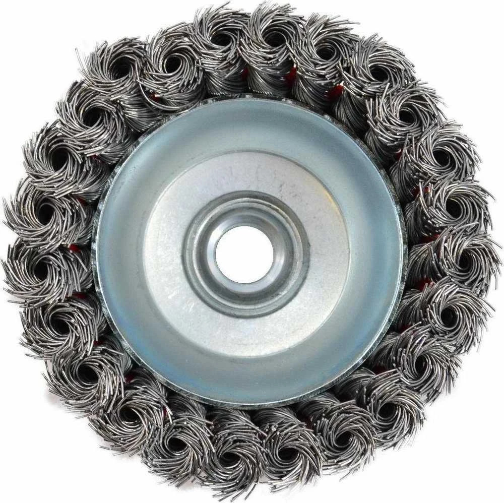 AW-Tools AWTOOLS, BET ŠEPEČETIS 100 mm / Susukta viela / M14 sriegis