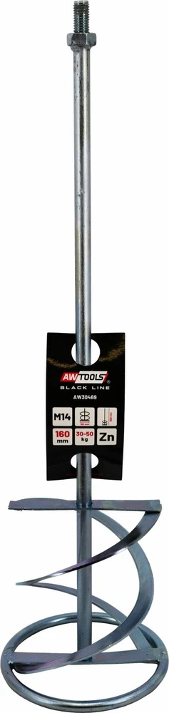 AW-Tools Strypas maišyklei AWTools AW30469BL; M14; 160x600 mm