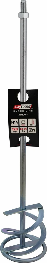 AW-Tools AWTOOLS MAIŠYKLĖ SKIEDINIUI M14 /140 x 600mm Juodas LINE