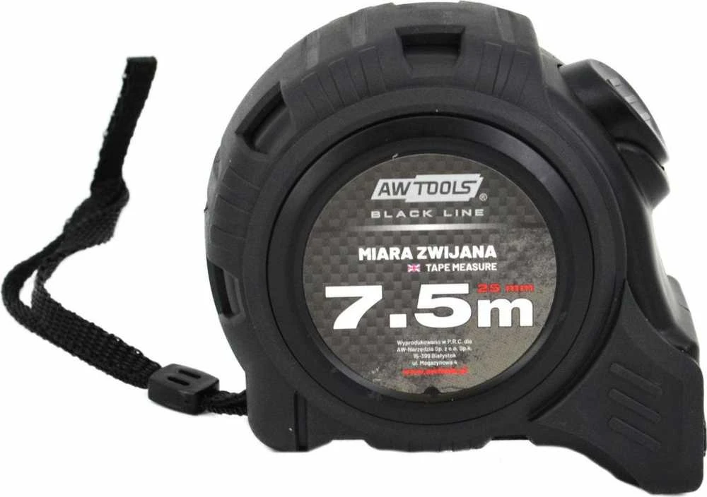 AW-Tools AWTOOLS RULETĖ SU MAGNETU 7,5m x 25mm ABS 1-AUTO STOP