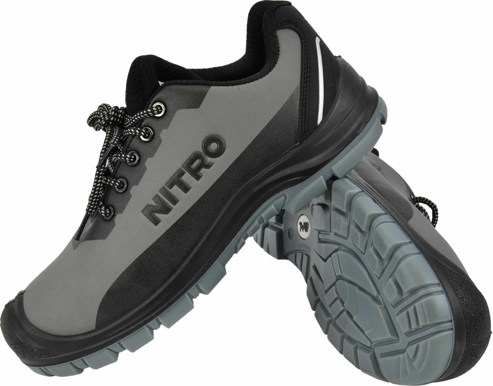 AW-Tools Apsauginiai darbo batai AWTools NITRO; S3; SR; FO; 43 pilki
