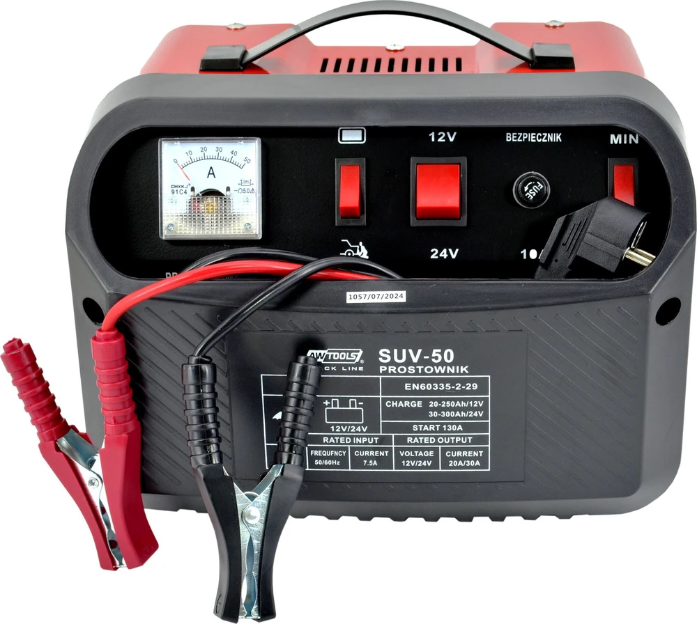 AW-Tools Automobilių akumuliatorių pakrovėjas/paleidimo prietaisas AWTools AW16252BL; Jump Starter; 12/24 V;180 A; 30x22x19 cm