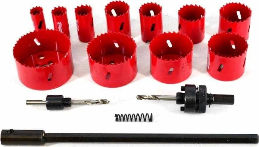 AW-Tools AWTOOLS Bimetalinių gręžimo karūnų rinkinys 15 vnt. 19-76 mm