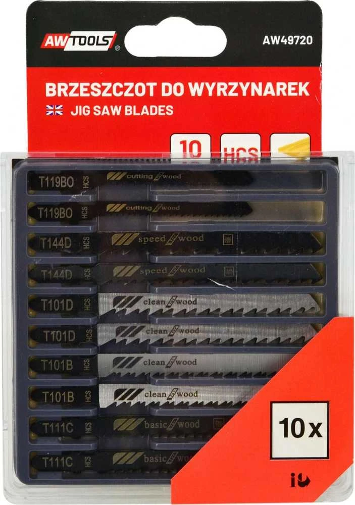 AW-Tools AWTOOLS JIGSAW BLAD 10 vnt