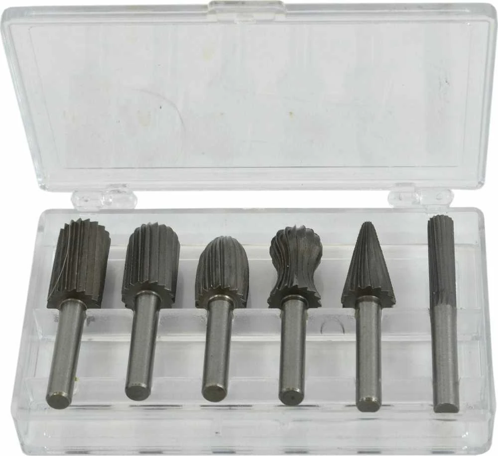 Grąžtas AW-Tools AWTOOLS KOTELINIAI FREZAI METALUI FI 6mm rinkinys 6vnt.