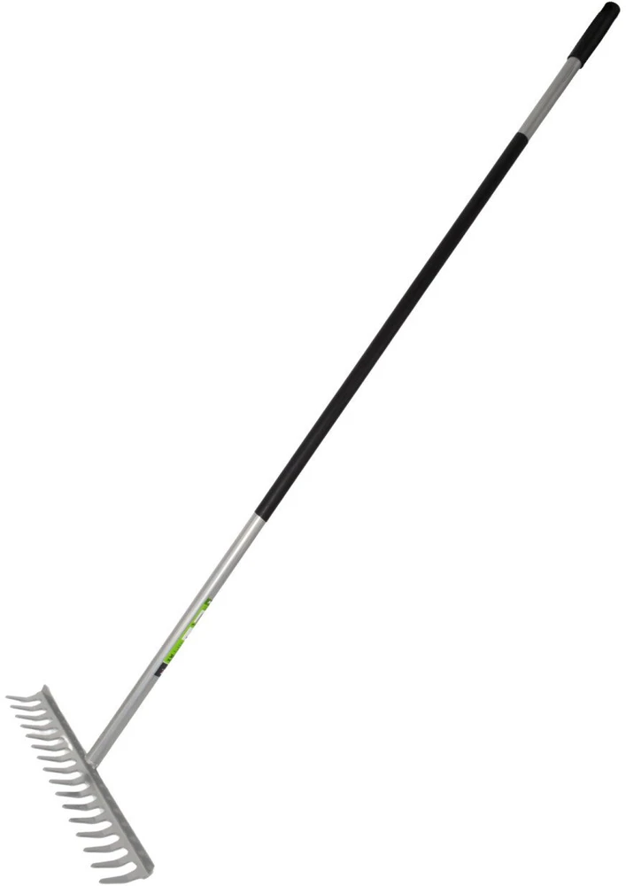 AW-Tools AWTOOLS GRĖBLYS METALINIS SU KOTU L140 16 DANTŲ