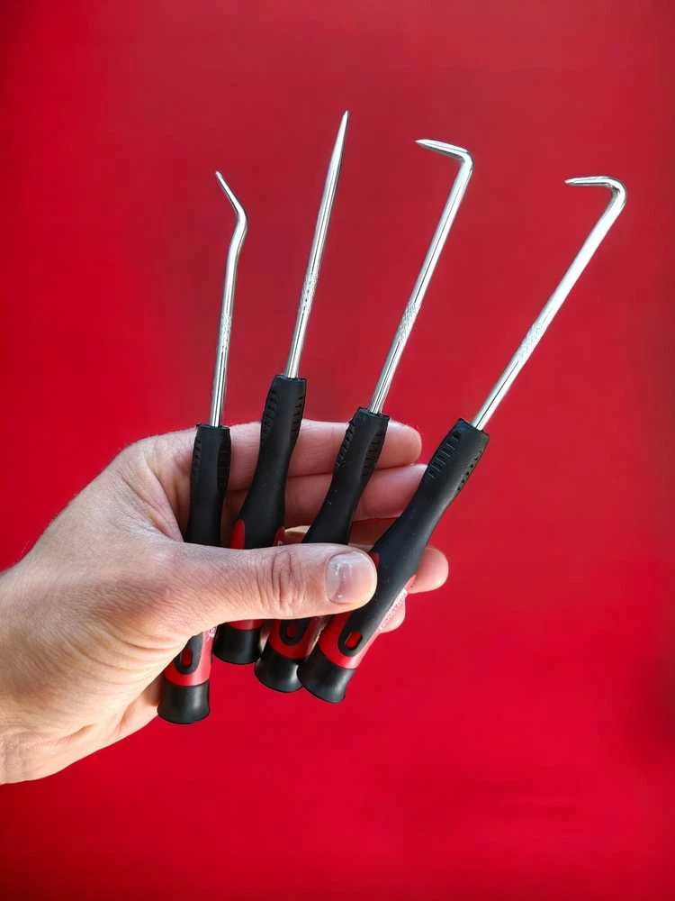 AW-Tools AWTOOLS KABLIUKŲ RINKINYS SU RANKENA 4 vnt.