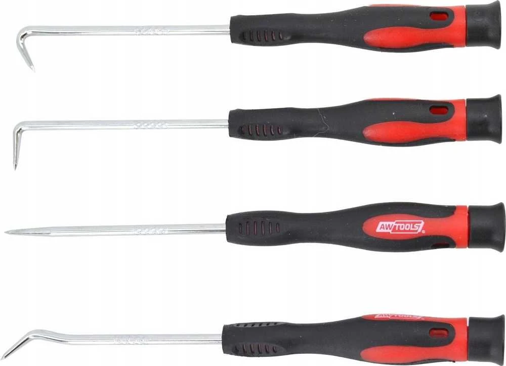 AW-Tools AWTOOLS KABLIUKŲ RINKINYS SU RANKENA 4 vnt.