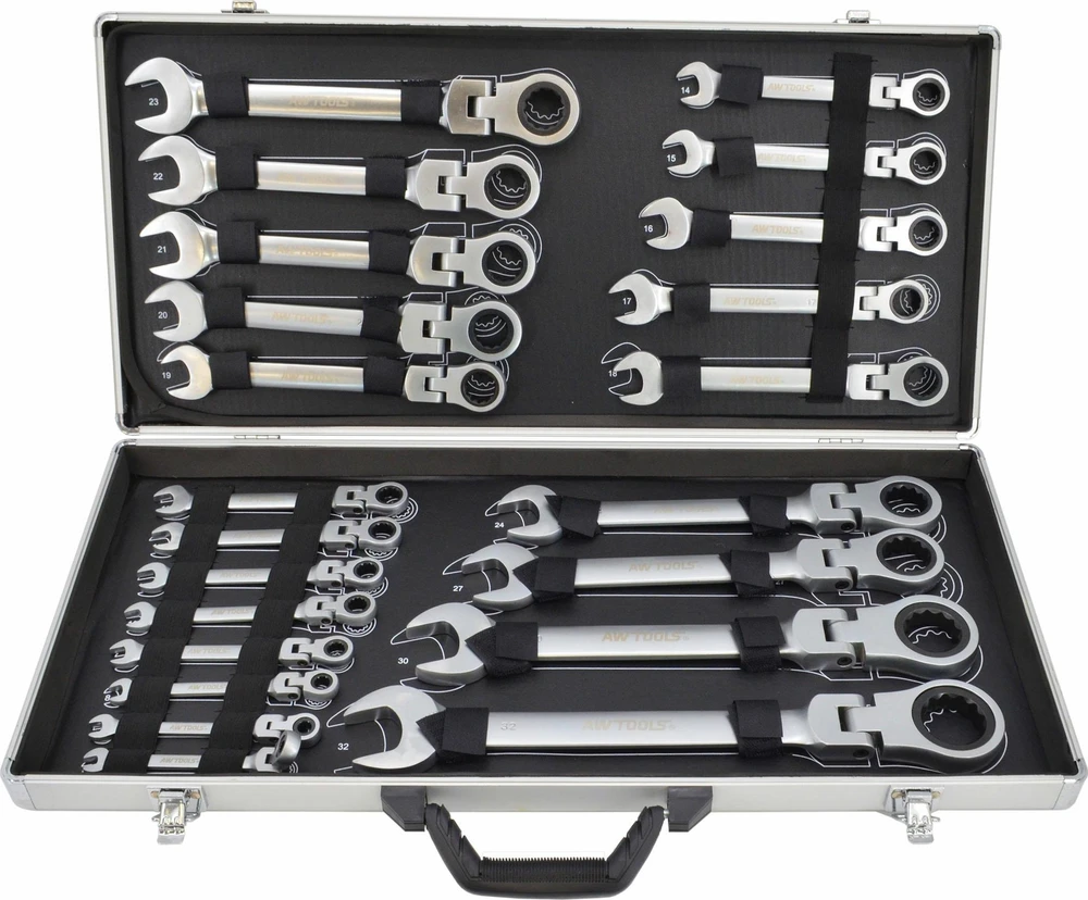 AW-Tools Raktų komplektas AWTools AW39938; 6-32 mm; 22 vnt.