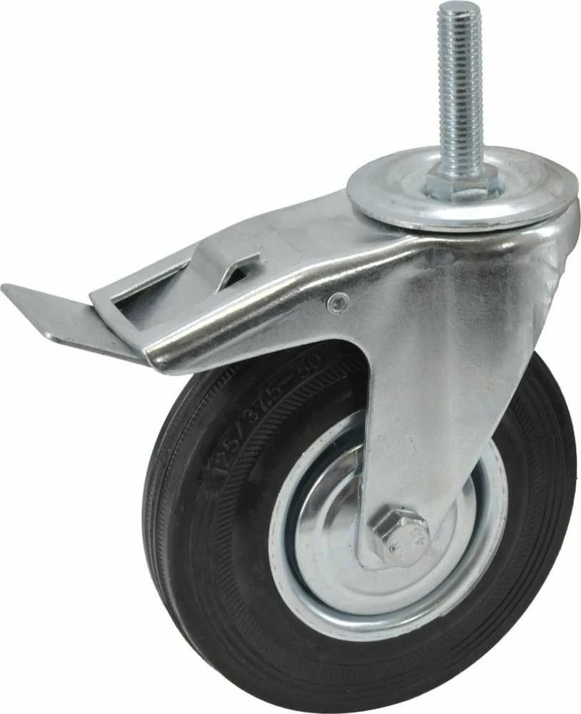 AW-Tools AWTOOLS SUKAMASIS RATUKAS Juodas GUMINIS SU STABDŽIU 75mm