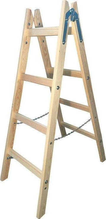 AW-Tools AWTOOLS MEDINĖ KOPĖČIOS 2x 4 PAKOPŲ 150kg