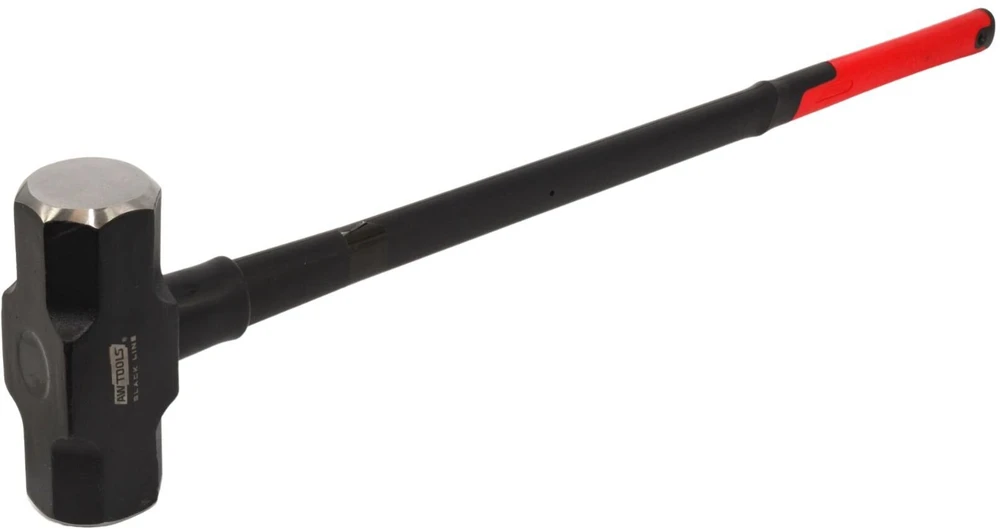 AW-Tools AWTOOLS GRIOVIMO PLAKTUKAS STIKLO PLUOŠTO KOTU 2,72kg – 6 lbs Juodas LINE