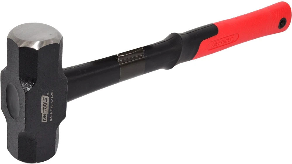 AW-Tools AWTOOLS GRIOVIMO PLAKTUKAS STIKLO PLUOŠTAS 1,36kg – 3 lbs Juodas LINE