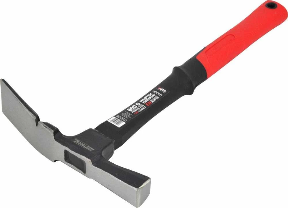 AW-Tools AWTOOLS MŪRININKO PLAKTUKAS 600g STIKLO PLUOŠTAS Juodas LINE