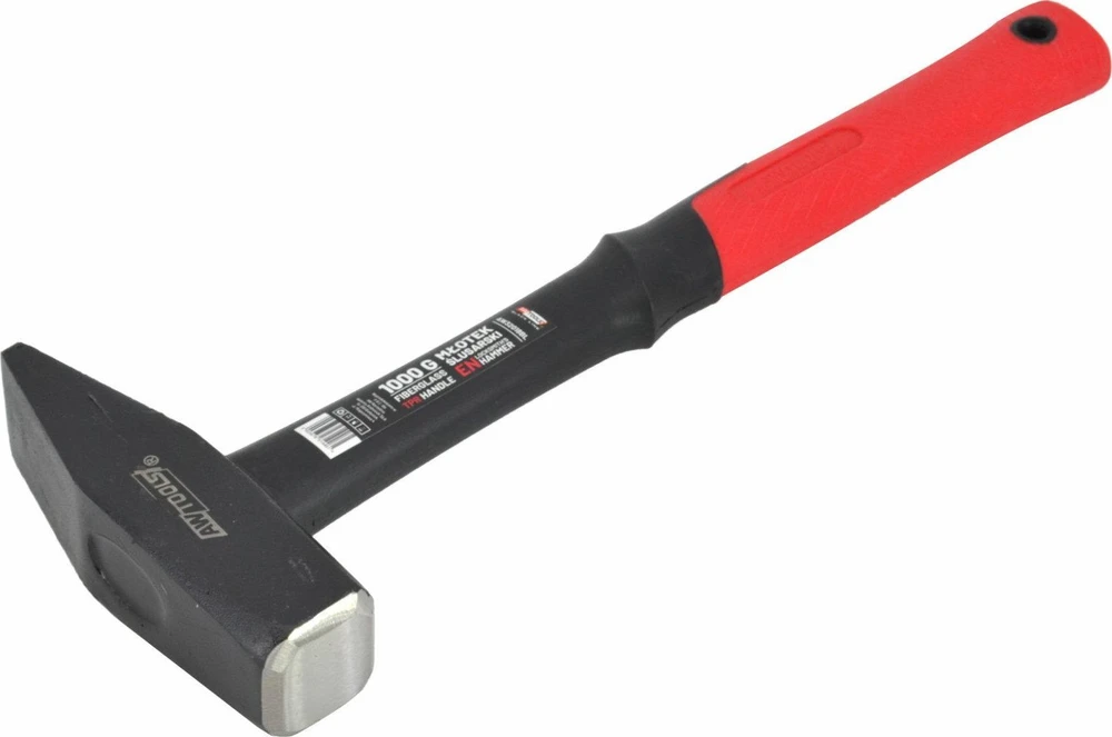 AW-Tools AWTOOLS ŠALTKALVIŠKAS PLAKTUKAS 0,3kg STIKLO PLUOŠTAS Juodas LINE