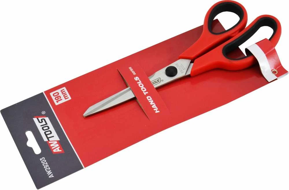 AW-Tools 190 mm žirklės pakuotėje