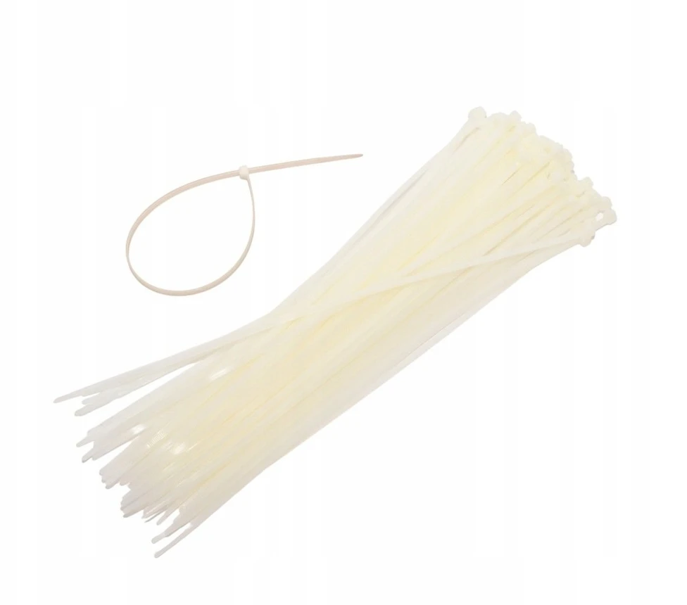 AW-Tools AWTOOLS PLASTIKINIS DIRŽELIS Baltas 2,5×100/100vnt.