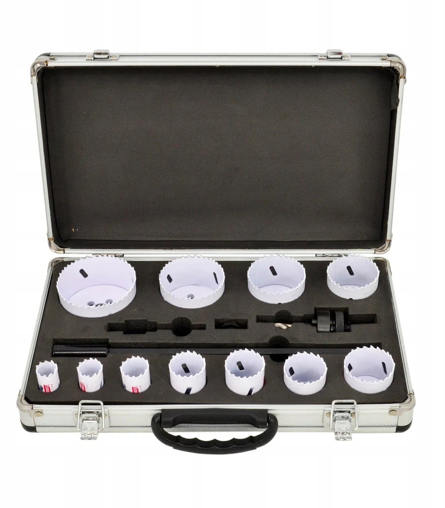 AW-Tools Gręžimo karūnų komplektas AWTools AW49471BL; 19-76 mm; 40 mm; 15 vnt.