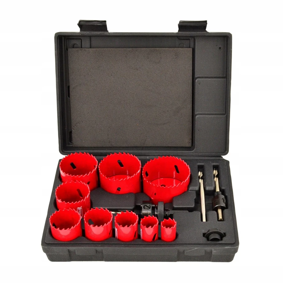 AW-Tools Gręžimo karūnų komplektas AWTools AW49668; 19-64 mm; 13 vnt.