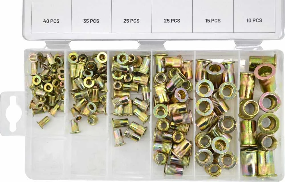 AW-Tools AWTOOLS PLIENINĖS KNIEDŽIŲ VERŽLĖS 150vnt. M3-M10