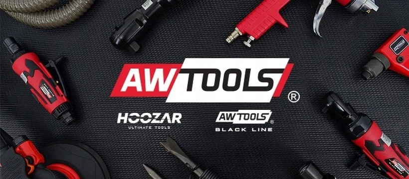 AW-Tools AWTOOLS SMŪGINIŲ ŠARNYRŲ RINKINYS 3vnt. Juodas LINE