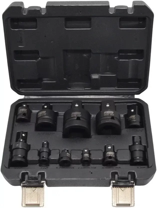 AW-Tools AWTOOLS SMŪGINIŲ ADAPTERIŲ IR ŠARNYRŲ RINKINYS CrMo 11 vnt. Juodas LINE