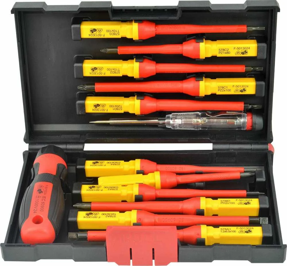 AW-Tools Atsuktuvų komplektas AWTools AW36989; VDE; 1000V; 13 vnt.
