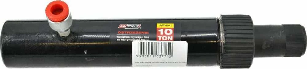 AW-Tools hidraulinis cilindras 10 t su raudona jungtimi