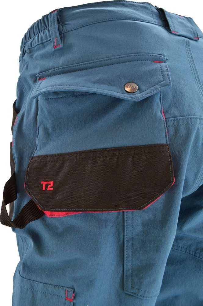 AW-Tools Kelnės AWTools AW02514; T2; 2XL; mėlyna/raudona