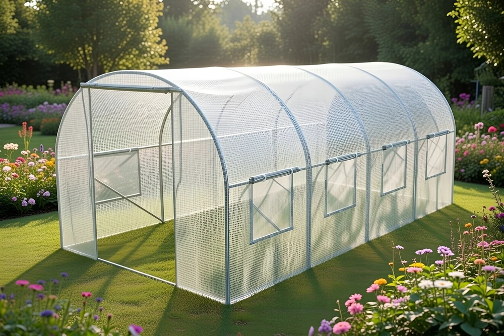 AW-Tools AWTOOLS SODO ŠILTNAMIS TUNELIS Baltas 3×4,5x2m