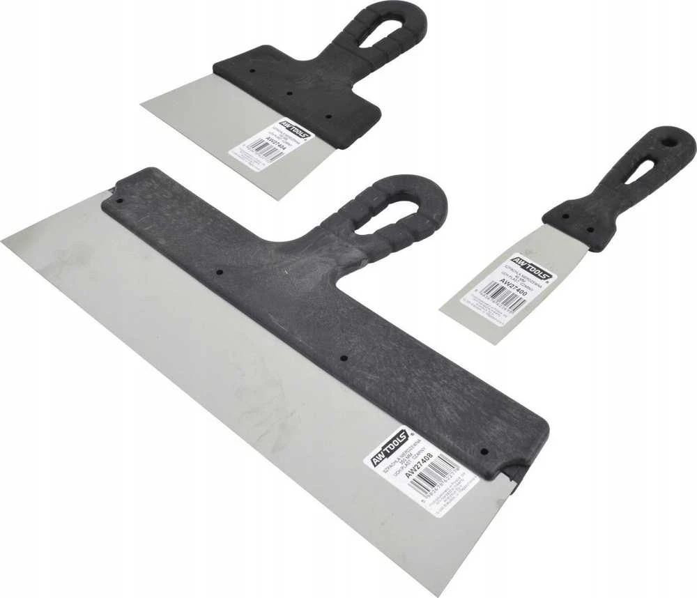 AW-Tools AWTOOLS GLAISTYKLĖ NERŪD.PL. 600mm PLAST.RANKENA JUODA