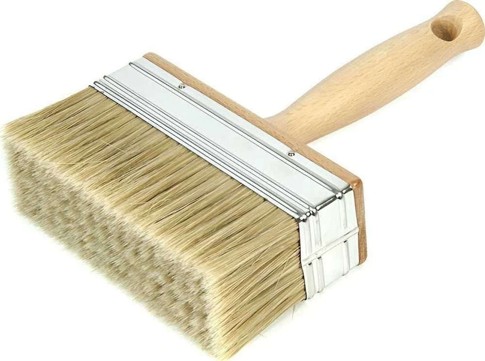 Platus 130mm natūralių šerių tapetavimo teptukas