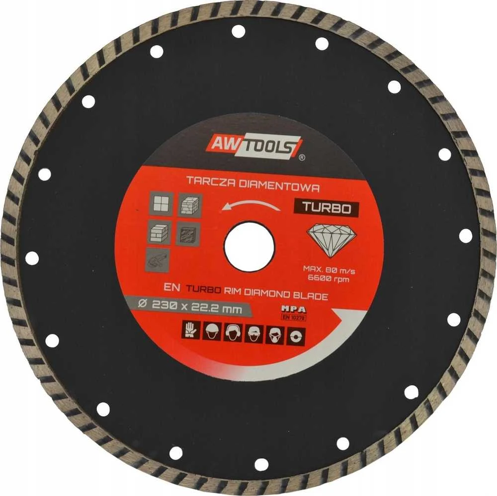 AW-Tools Deimantinis diskas sausam pjovimui AWTools AW45007; 300x32-25,4-22,2 mm