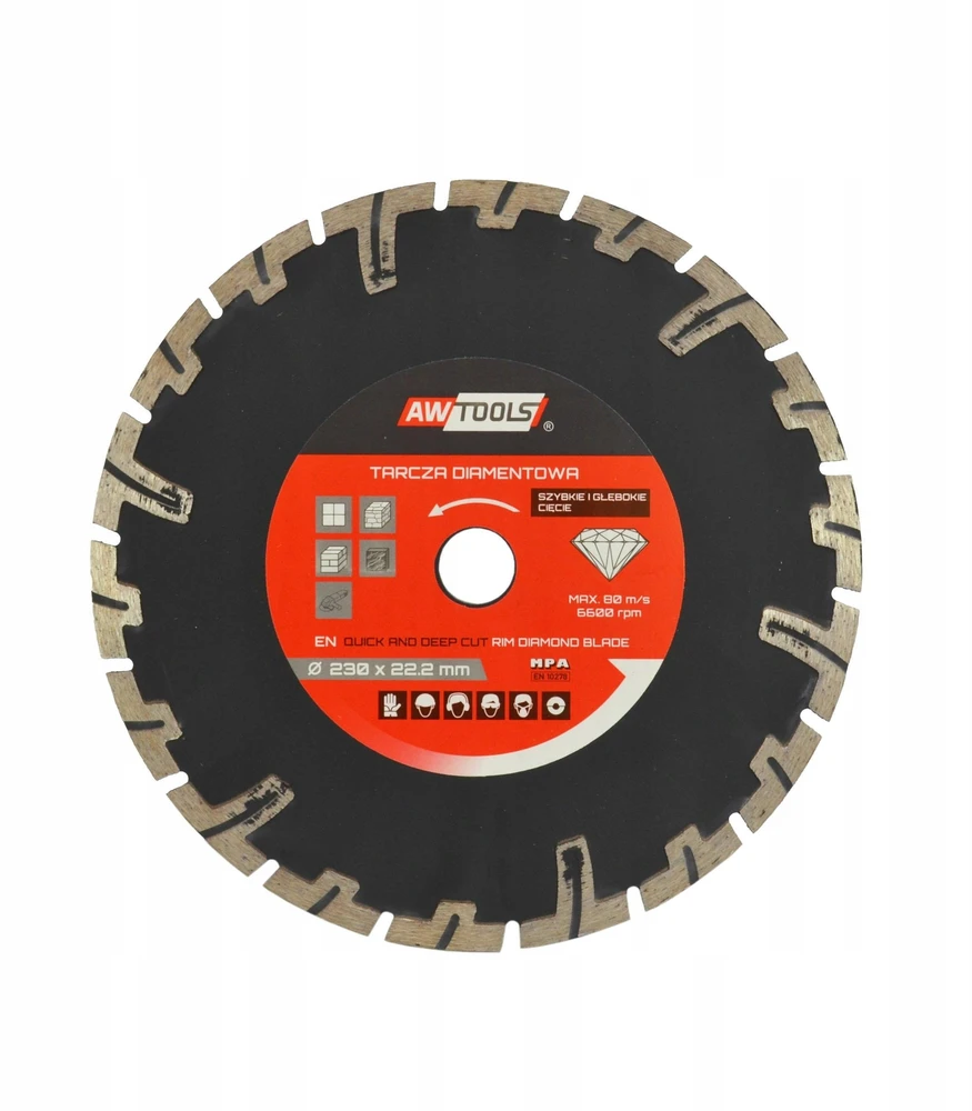 AW-Tools AWTOOLS DEIMANTINIS DISKAS 350×32 / SEGMENTINIS GILIAM PJOVIMUI