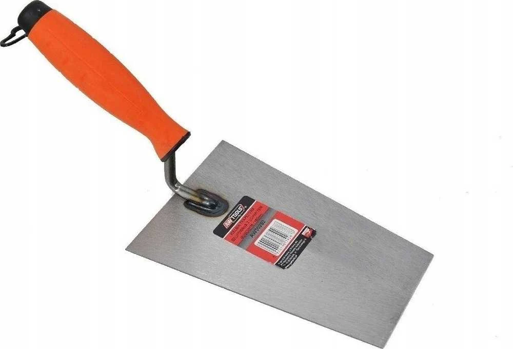 AW-Tools AWTOOLS trikampė mentele, šlifuota, 180 mm, MEDINĖ RANKENA