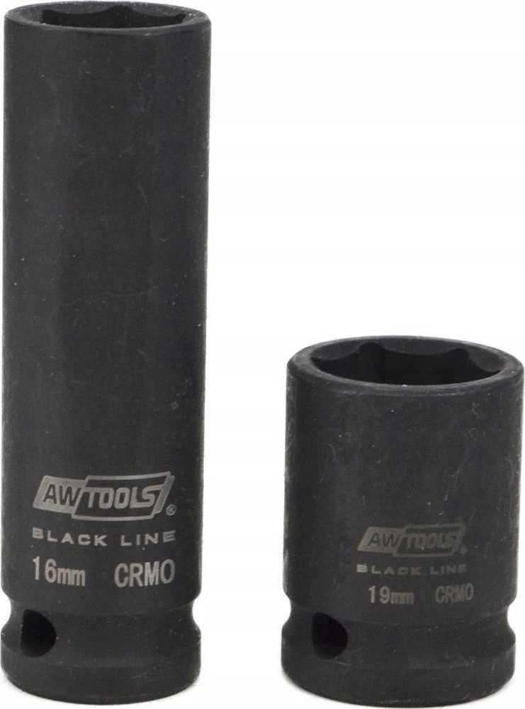 AW-Tools Smūginių galvučių rinkinys AWTools AW38695BL; 1/2''; 10-19 mm; 20 vnt.