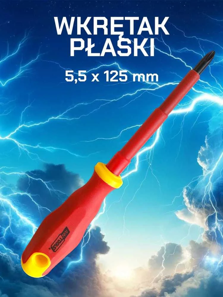 AW-Tools AWTOOLS ATSUKTUVAS PLOKŠČIAS VDE 5,5x125mm