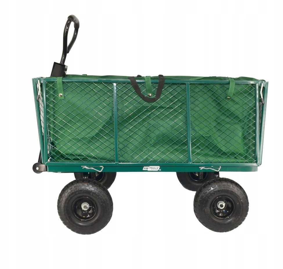 AW-Tools AWTOOLS SODO TRANSPORTAVIMO VEŽIMĖLIS AUKŠTAS SU UŽDANGALU 300kg